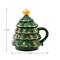 Mr. Christmas 16oz. Green Nostalgic Ceramic Tree Lidded Mug